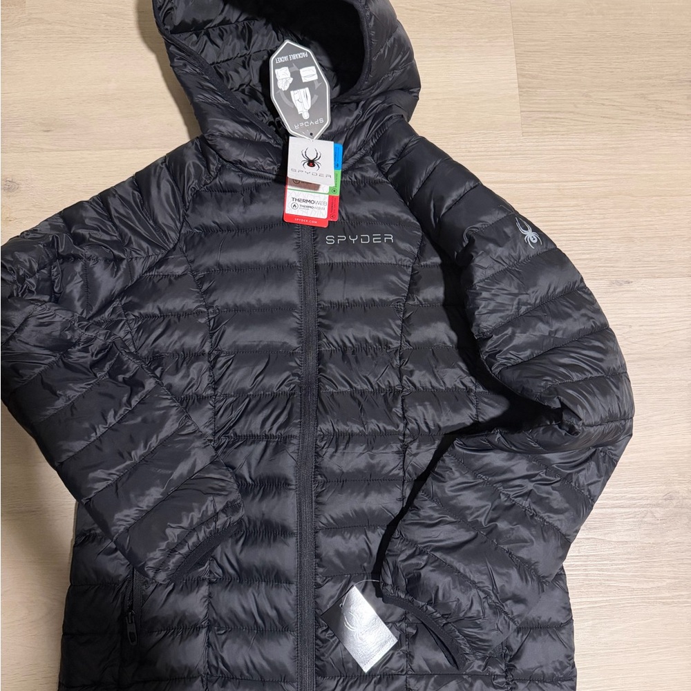 Spyder Black Puffer Jacket